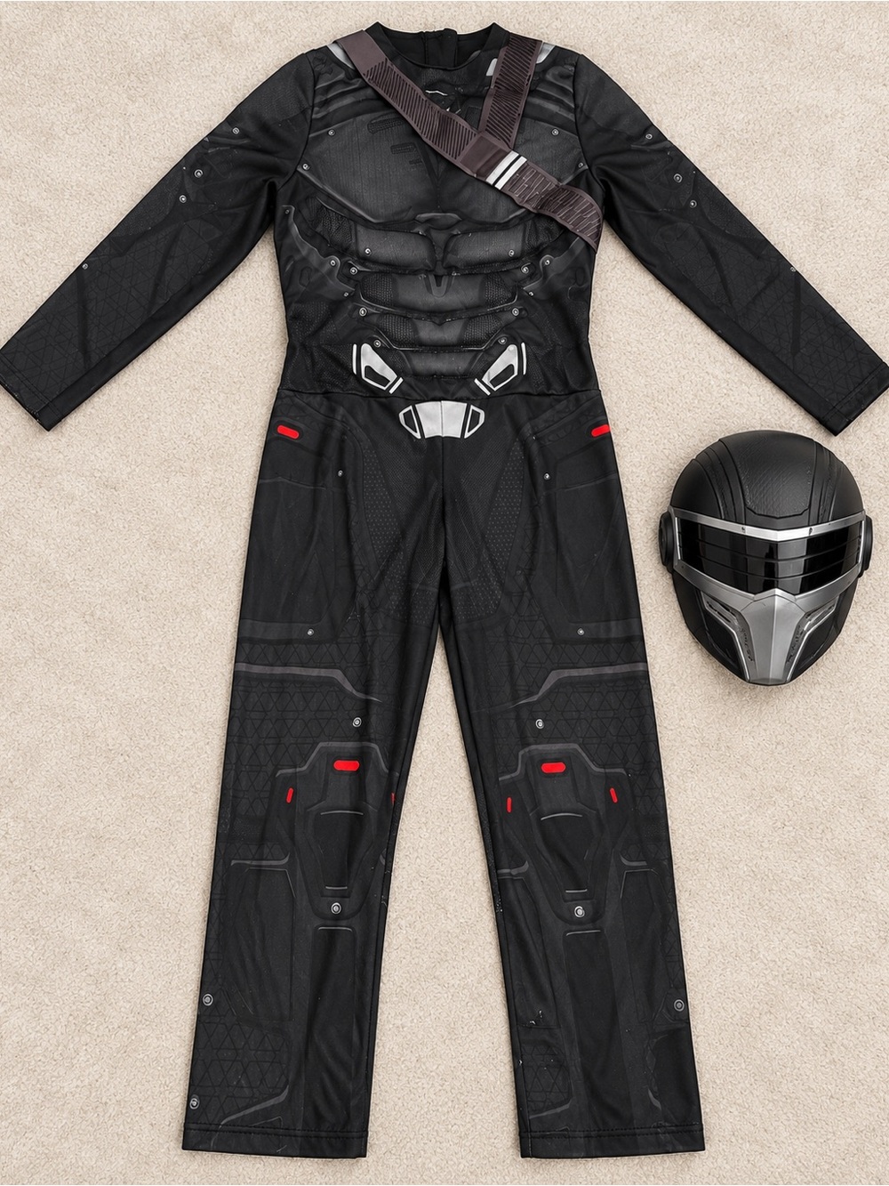 G.I. Joe Snake Eyes Kids Costume + Helmet Mask 🥷🖤